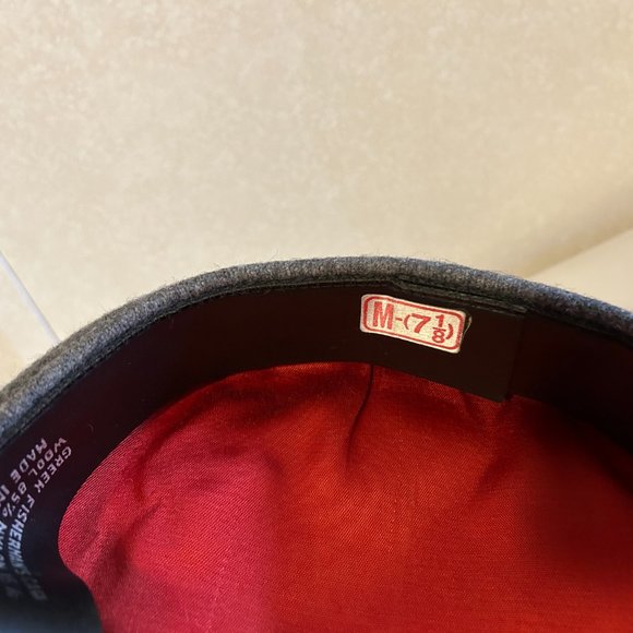 GREEK Sz M 7 1/8 Gray Wool Fisherman's Cap Made in Greece - Picture 7 of 8